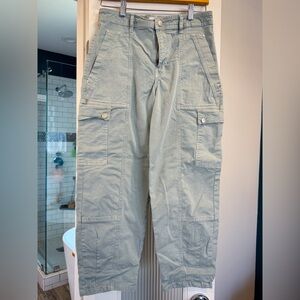 Pilcro Anthropologie Light Blue Barrel Crop Pants